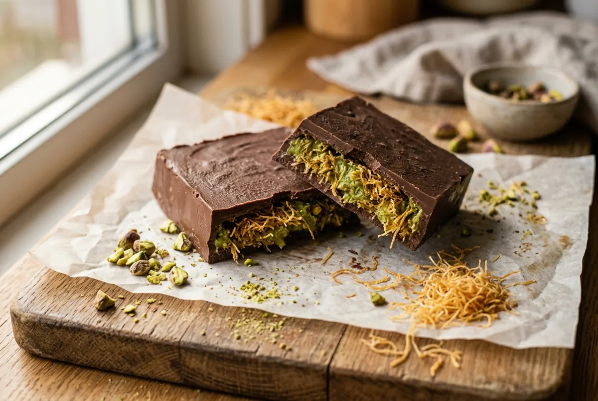 Kunafa Chocolate Bar